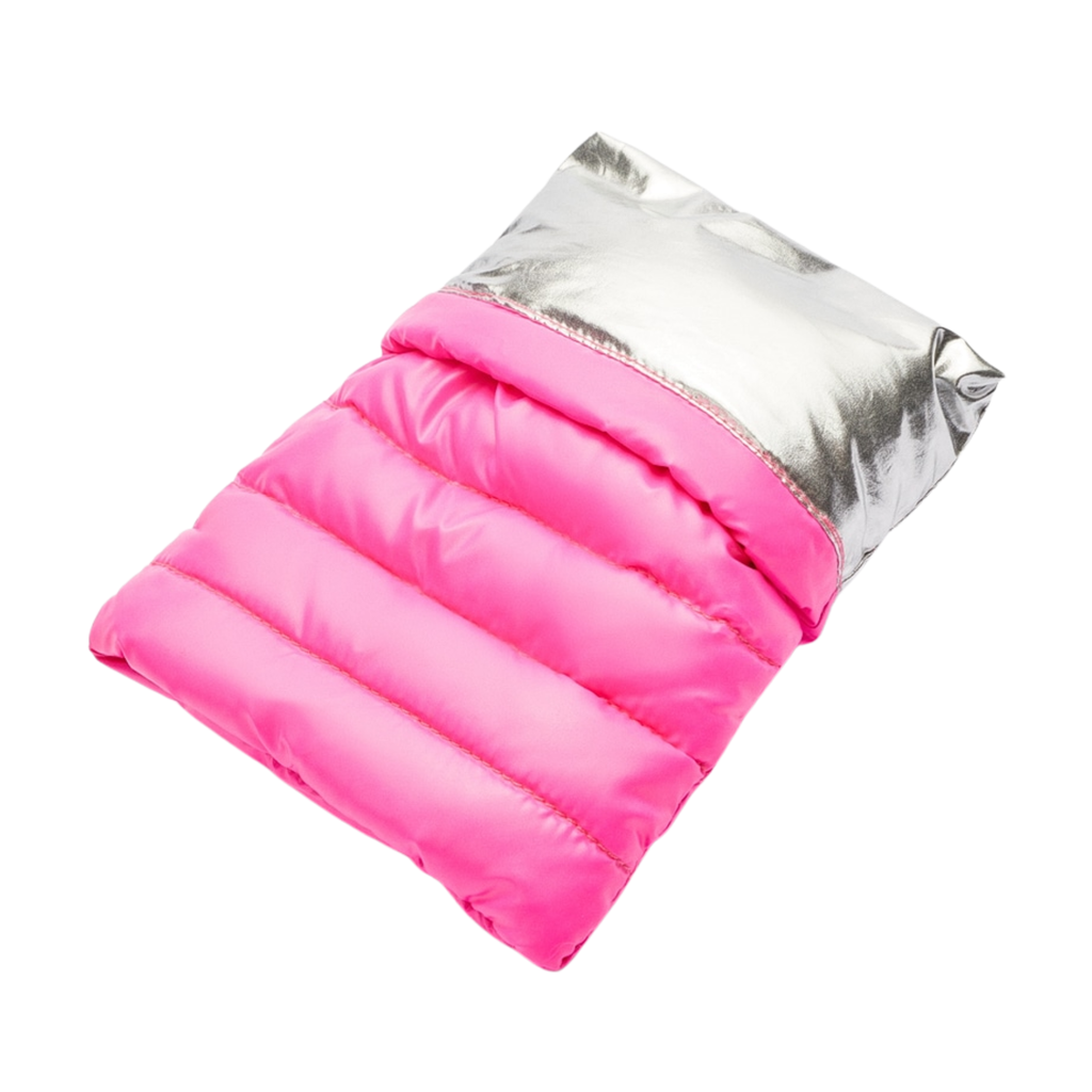 Funda Nylon Lentes De Sol - Rosado Plateado