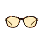 Lentes De Sol - Twist Beige Carey Amarillo