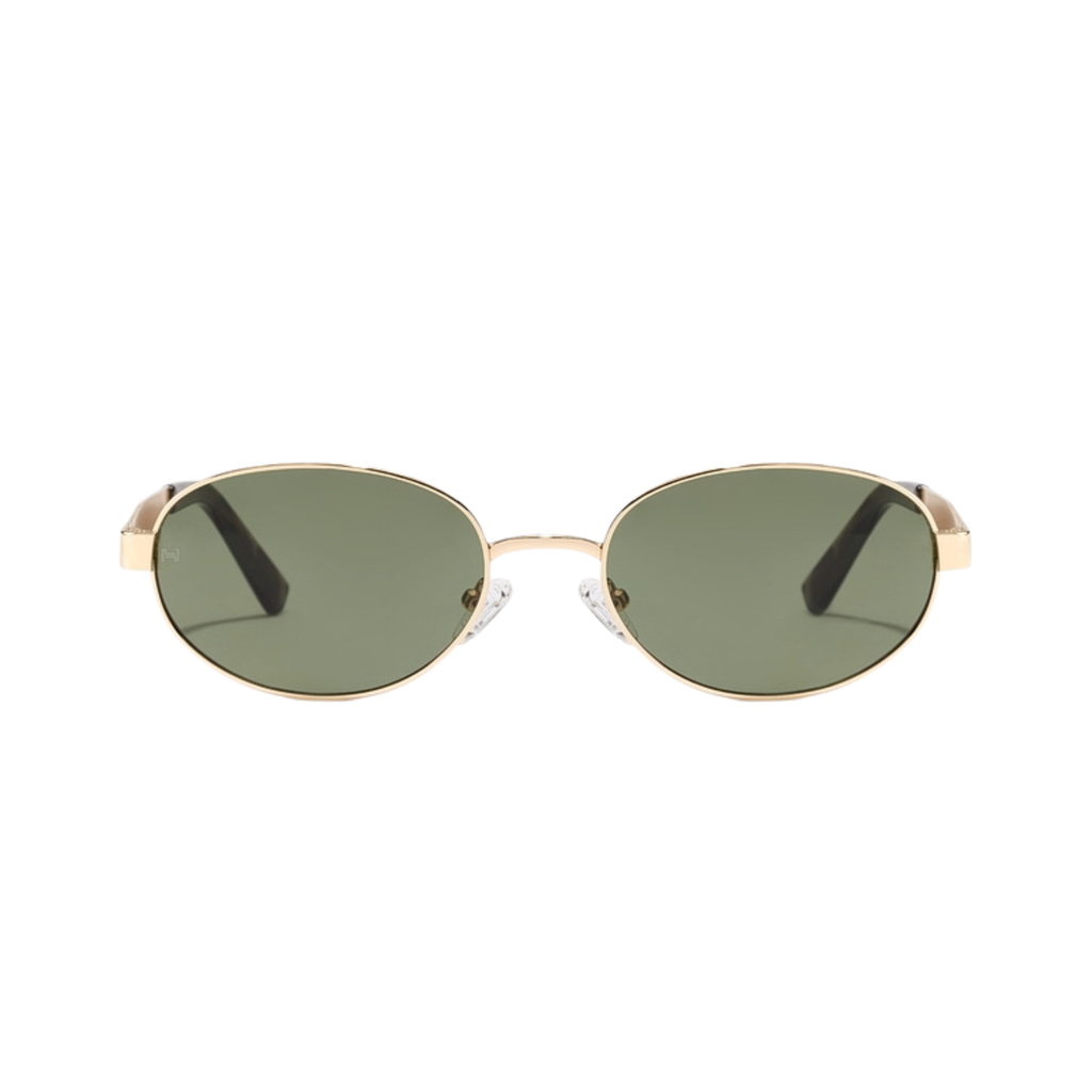 Lentes De Sol - Electra Verde Dorado Carey