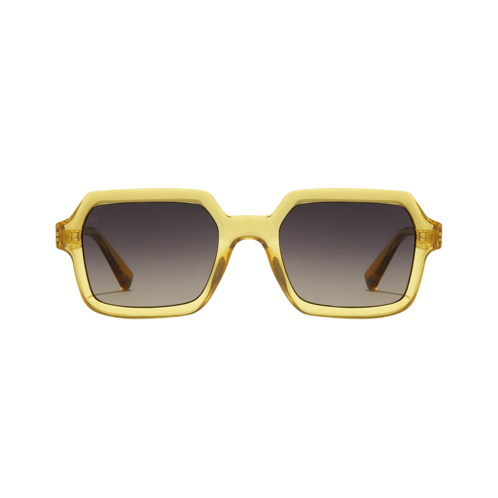 Lentes De Sol - Casetify Minimal Max Negro Amarillo
