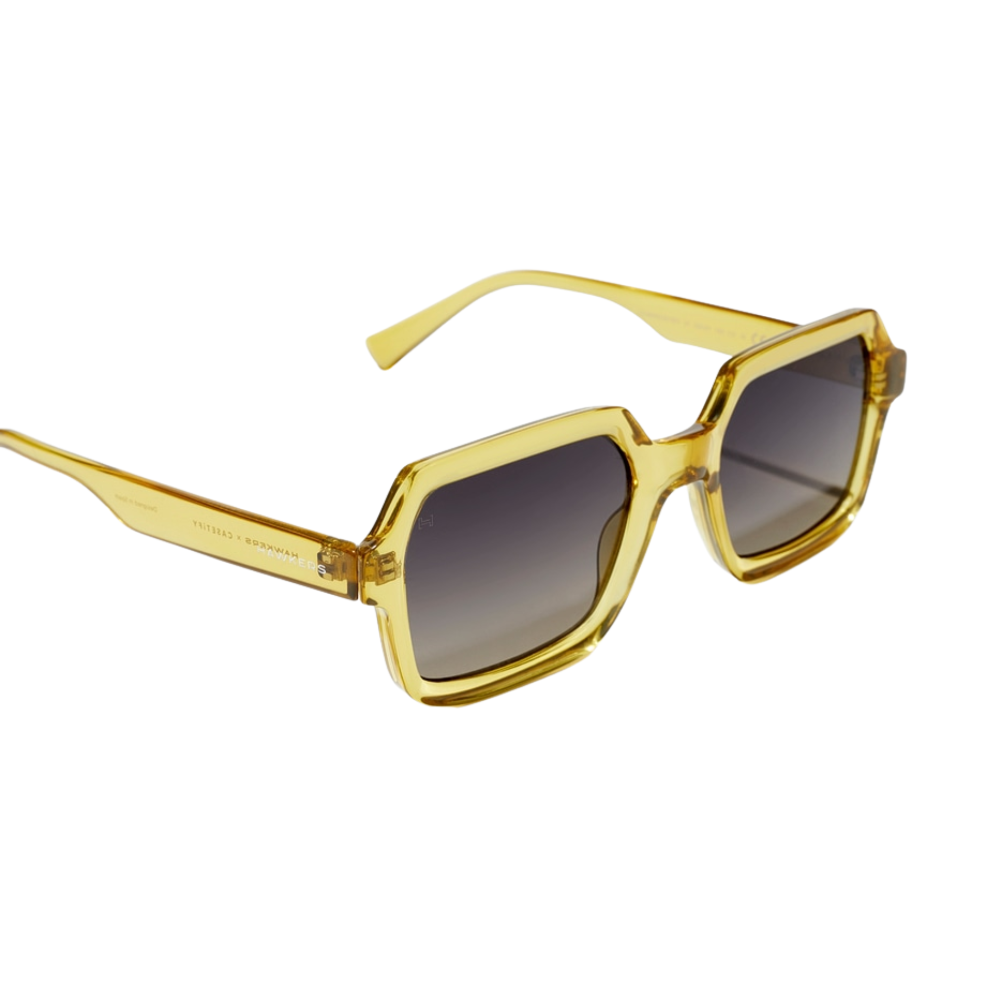 Lentes De Sol - Casetify Minimal Max Negro Amarillo