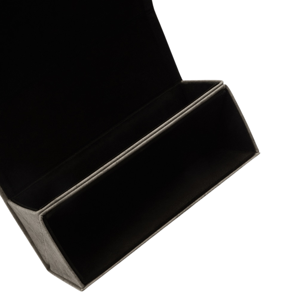 Estuche Lentes De Sol - Doble Gris Negro