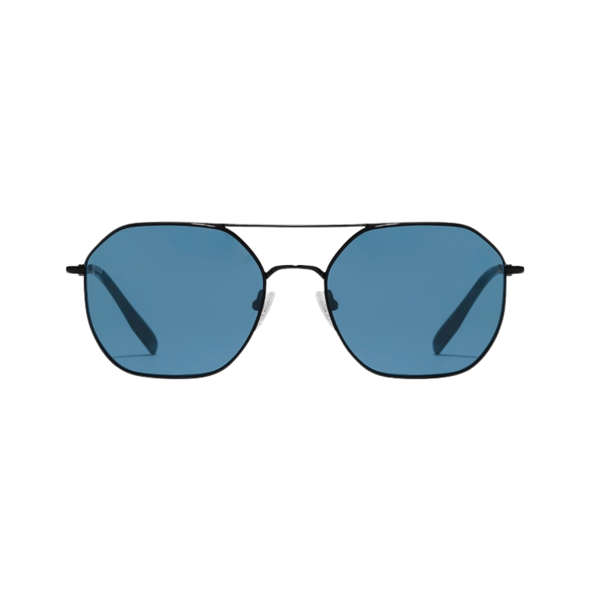 Lentes De Sol - Stride Gun Metal Azul Oscuro Negro