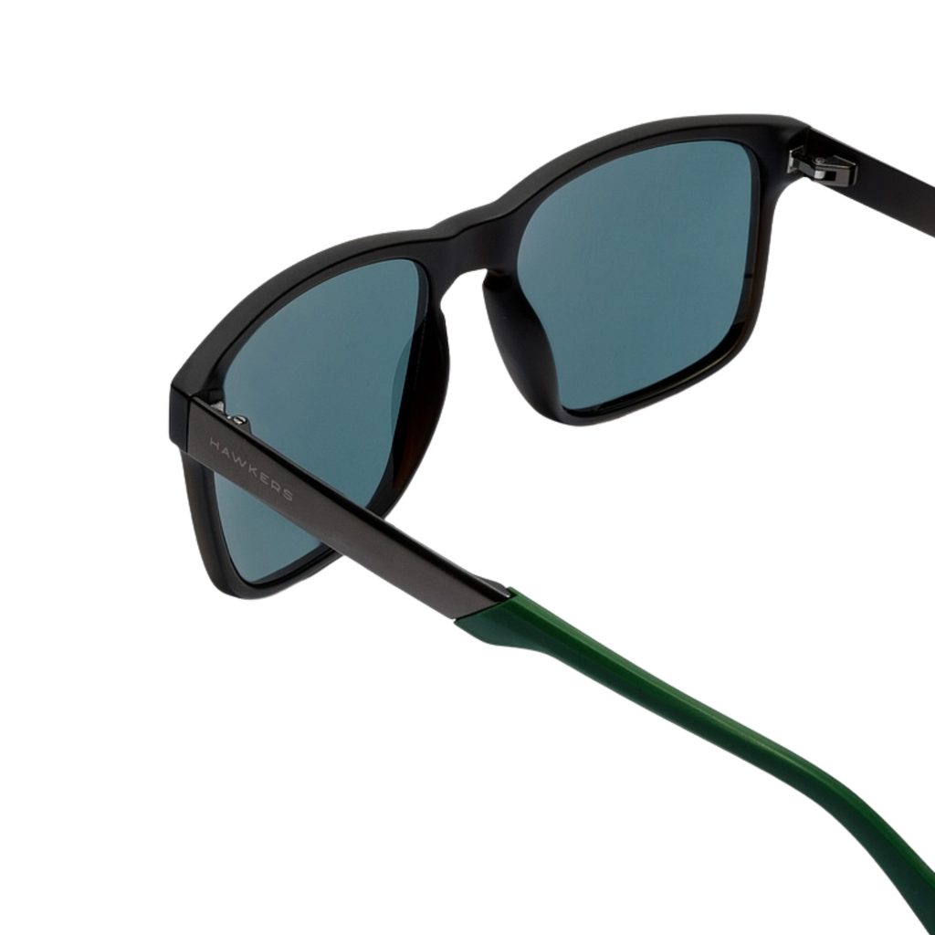 Lentes De Sol - Peak Metal Black Deep Turquoise