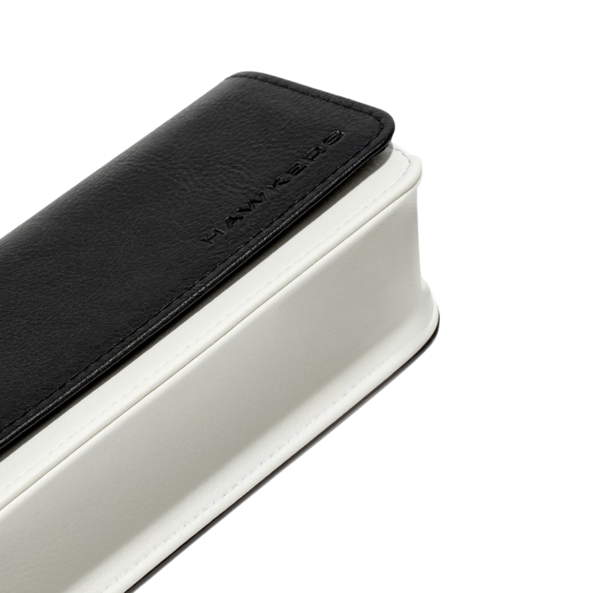 Estuche De Lentes - Wedge Case - Blanco/negro