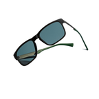 Lentes De Sol - Peak Metal Black Deep Turquoise