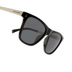 Lentes De Sol - One Ls Metal Polarizado Negro Plateado