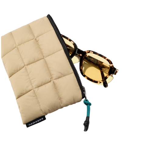 Estuche Lentes De Sol - Zipper Pouch Sand Beige