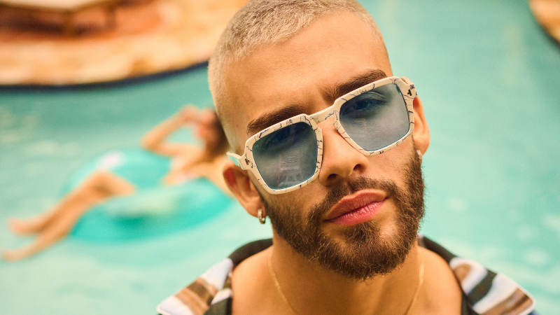 Lentes De Sol - Manuel Turizo - Limited Lash Celeste