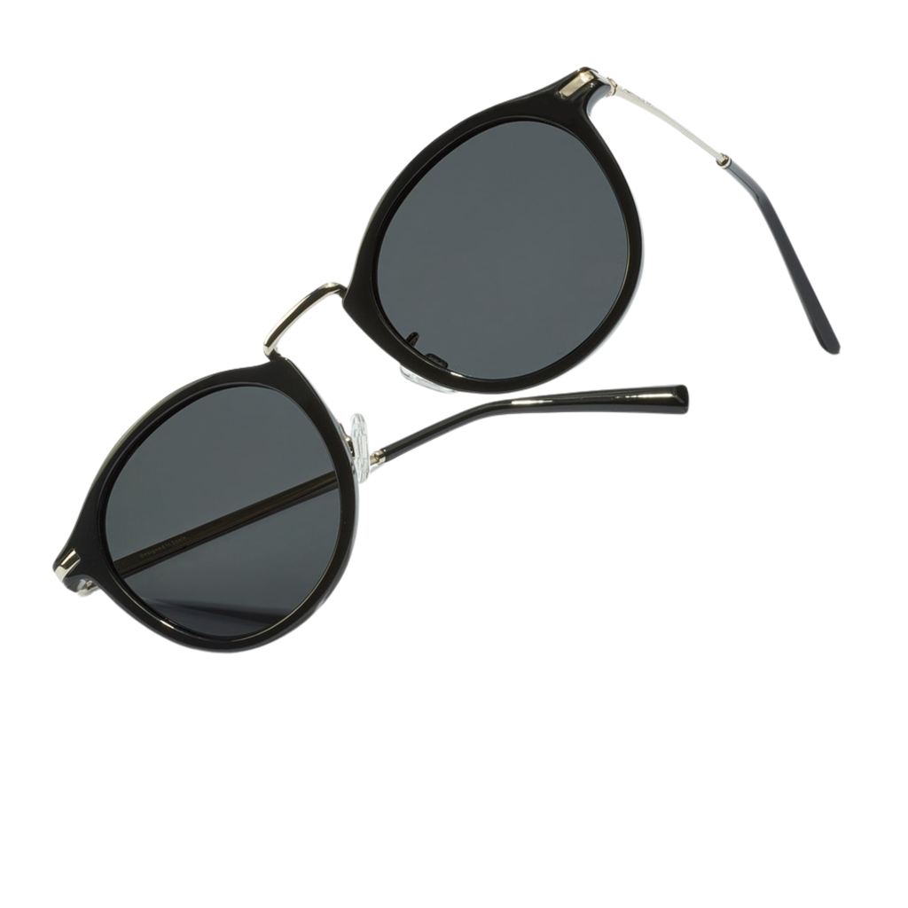 Lentes De Sol - Dealer Polarizado Negro Plateado