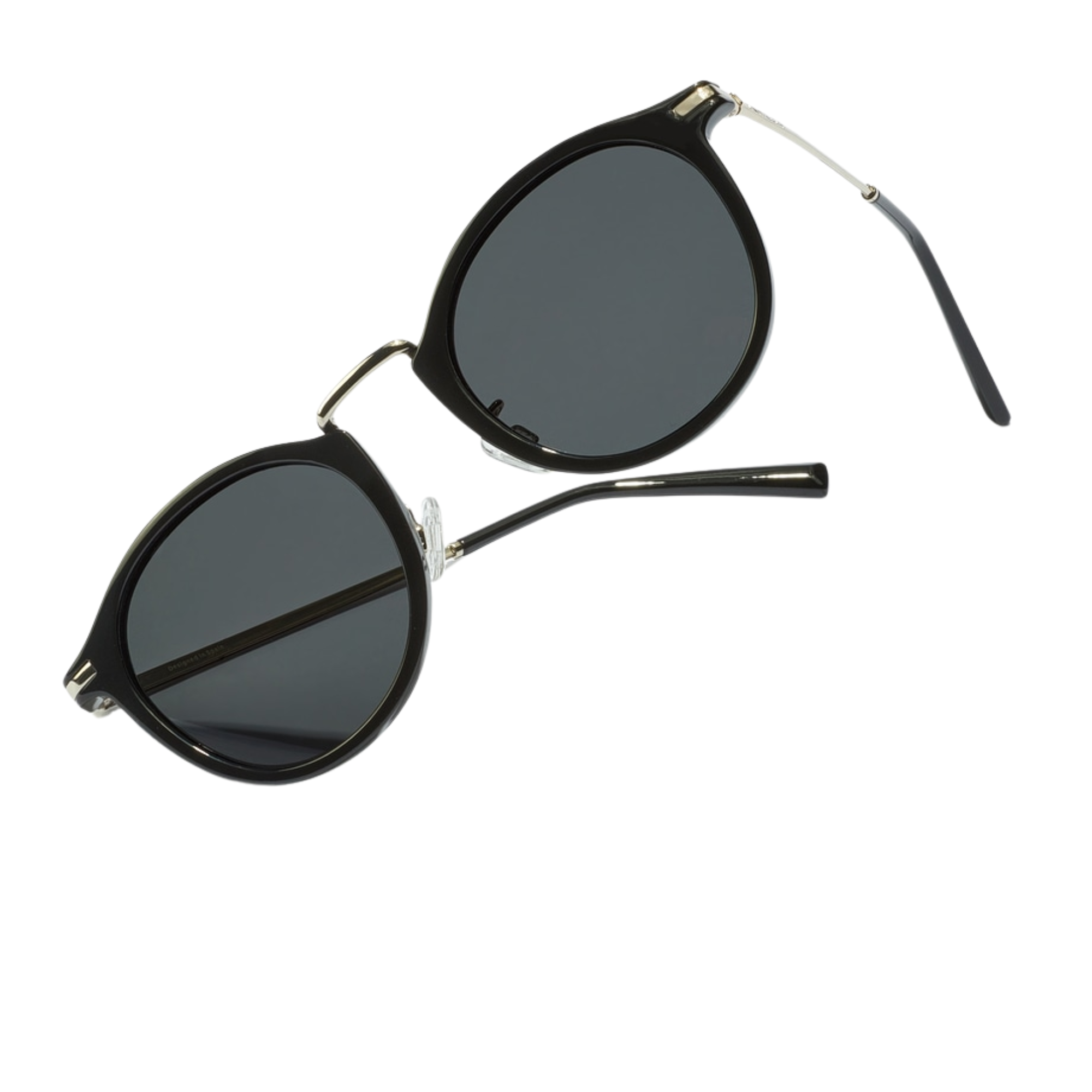 Lentes De Sol - Dealer Polarizado Negro Plateado