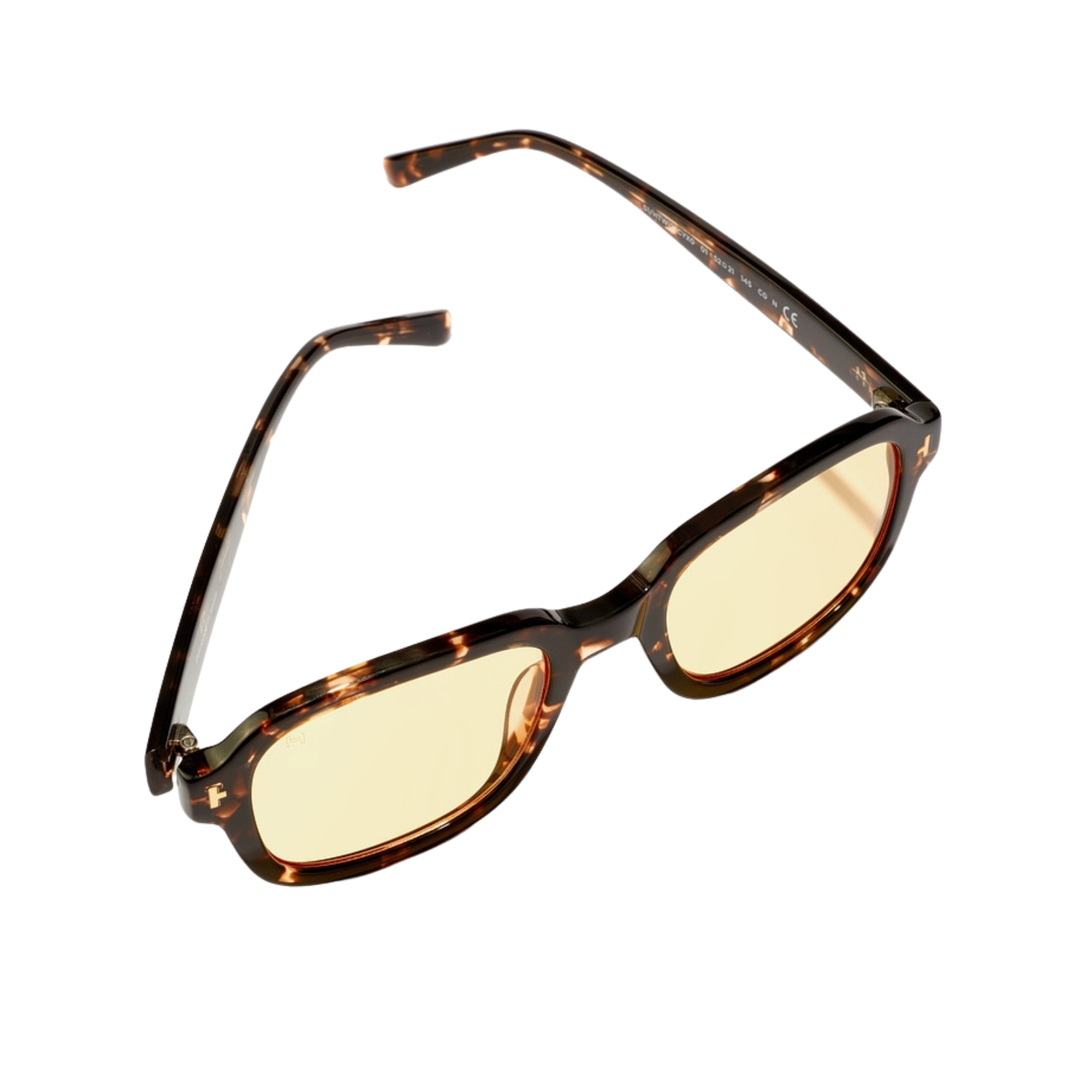 Lentes De Sol - Twist Beige Carey Amarillo