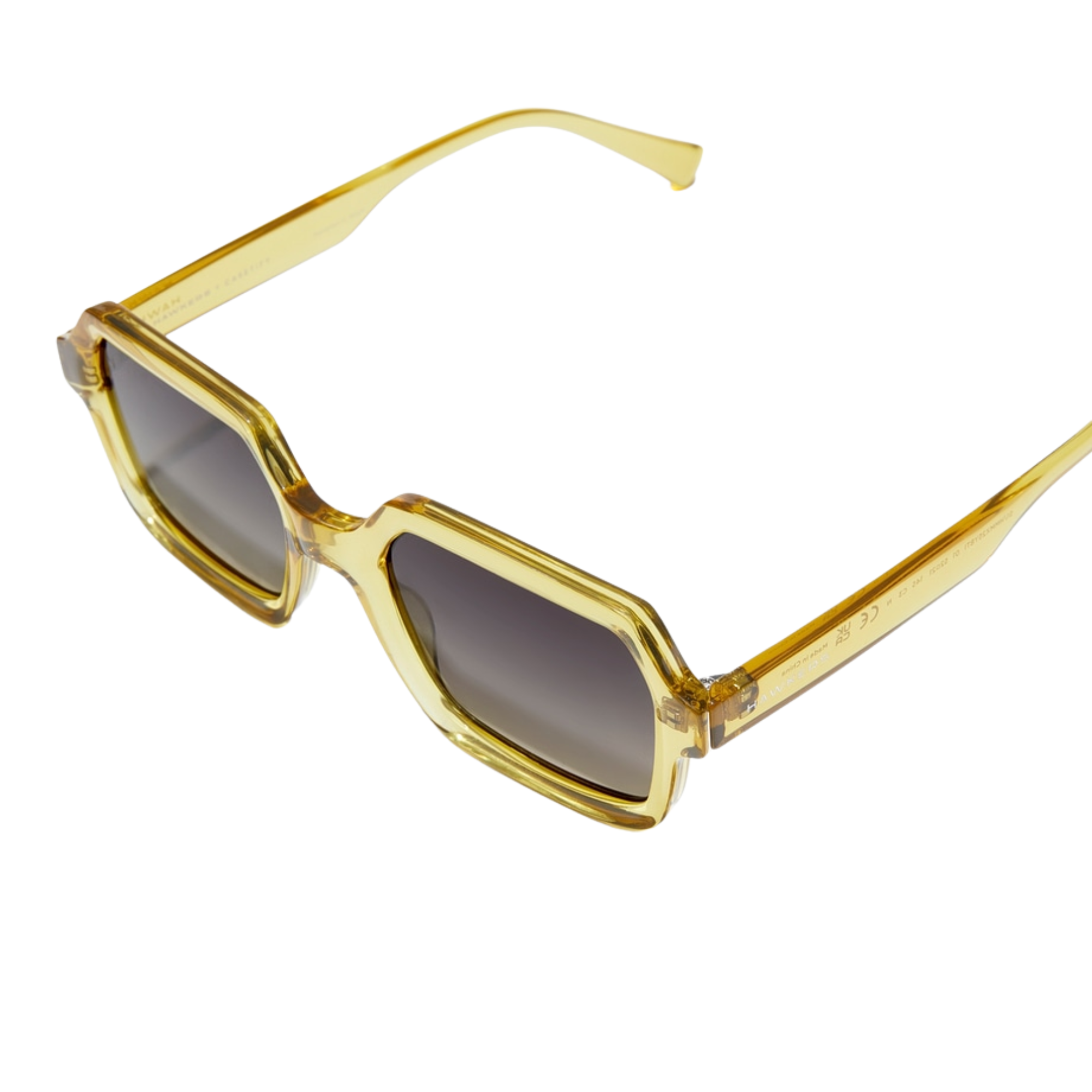 Lentes De Sol - Casetify Minimal Max Negro Amarillo