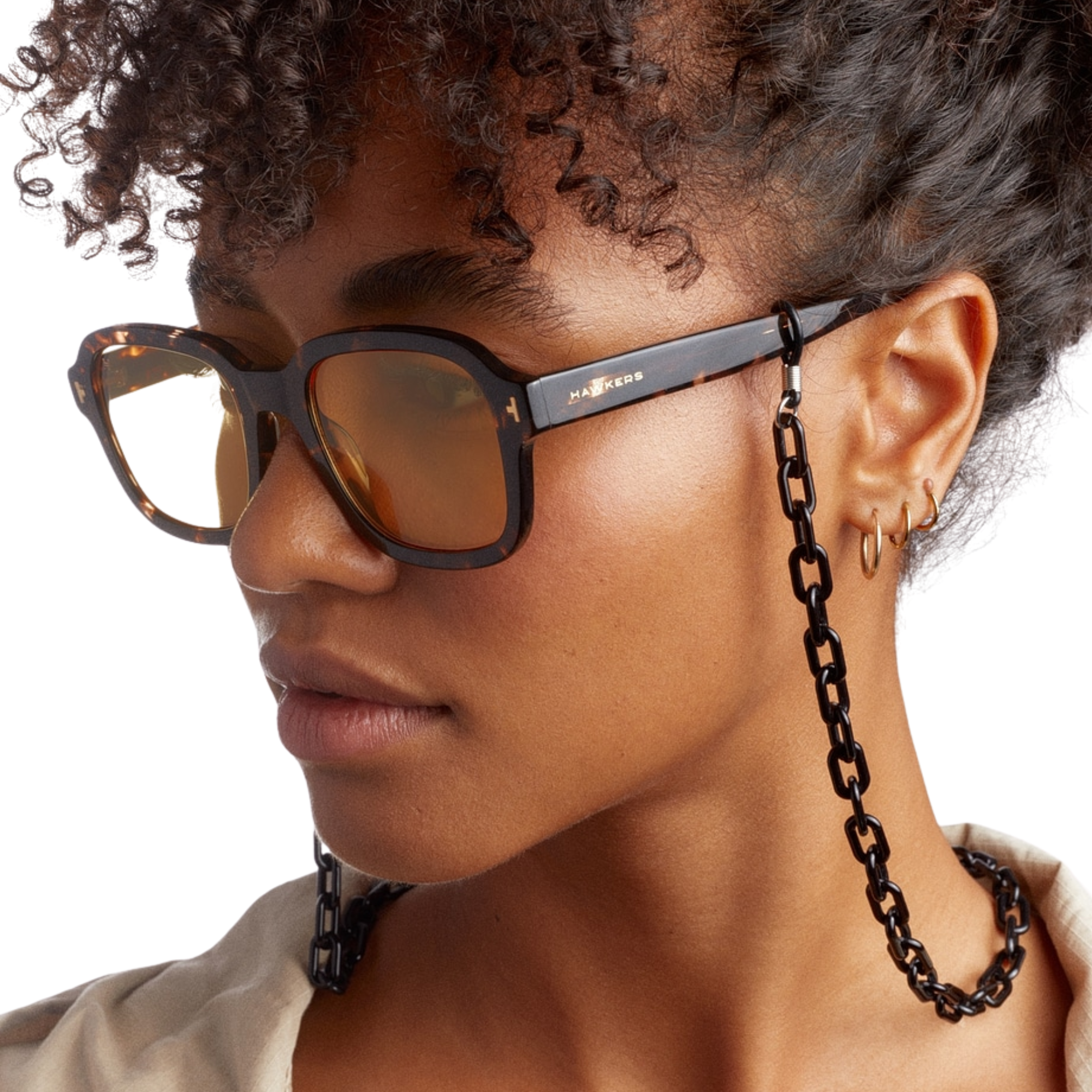 Cadena Lentes De Sol - Link Chain Negro