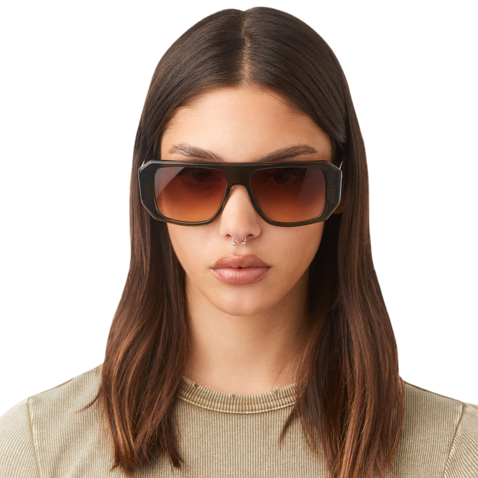 Lentes De Sol - Hell Green Terracota