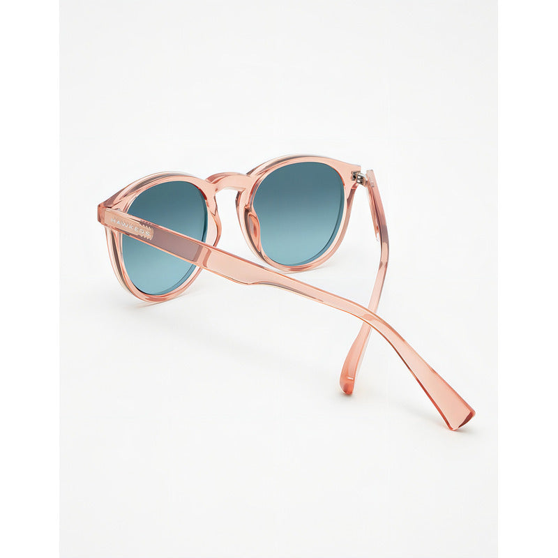 Lentes De Sol - Hawkers - Crystal Champagne - Deep Blue Bel Air Rosado Azul Celeste