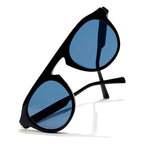 Lentes De Sol Hawkers Paula Echevarría Blast Blue Negro Y Azul