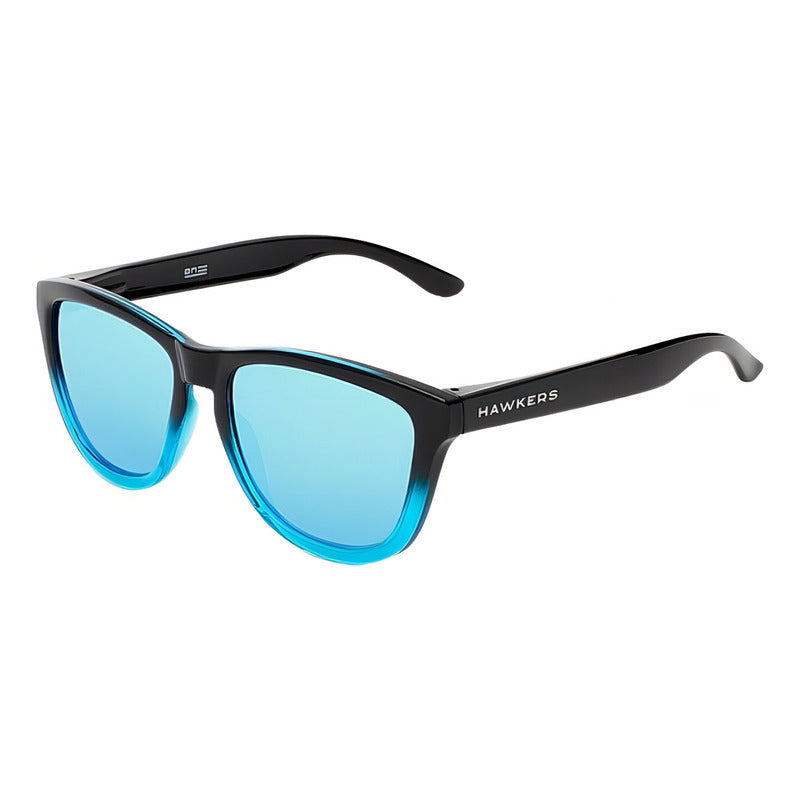 Lentes De Sol Polarizados Hawkers Fusion One Clear Blue Polarizado Turquesa/azul Polarized Clear Blue Negro Negro/azul Turquesa