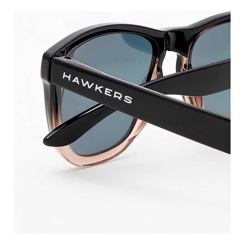 Lentes De Sol Polarizados Hawkers Fusion One Negro/oro Rosa
