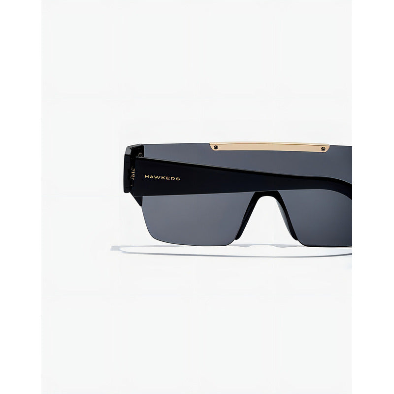 Lentes De Sol Hawkers - Paula Echevarría - Rubin - Negro Y Dorado Espejo