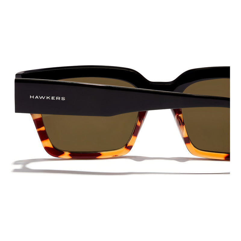Lentes De Sol Hawkers Mate Carey Olive Eco Negro/carey/marrón