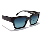 Lentes De Sol - Mate Black Blue Denim Eco
