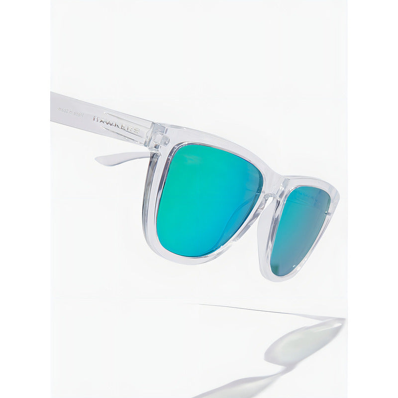 Lentes De Sol Hawkers One Raw Air Emerlad Polarizado Transparente Y Turquesa