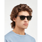 Lentes De Sol Hawkers Harlow Polarizado Para Hombre Y Mujer Color De La Varilla Negro Diseño Verde Polarizado