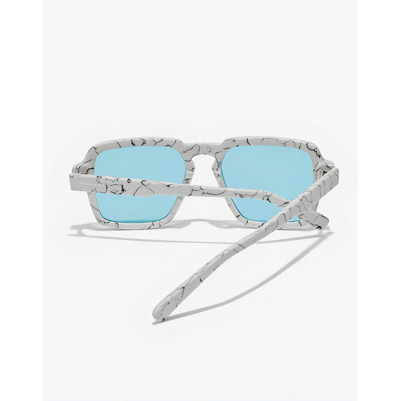 Lente De Sol Hawkers - Manuel Turizo - Limited Lash - Hombre Y Mujer - Blanco/celeste