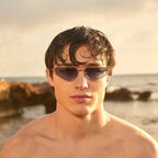 Lentes De Sol - Hades Gunmetal Blue Denim