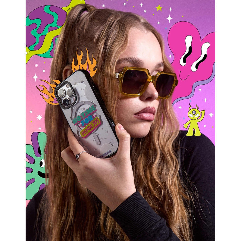 Lentes De Sol - Casetify Minimal Max Negro Amarillo