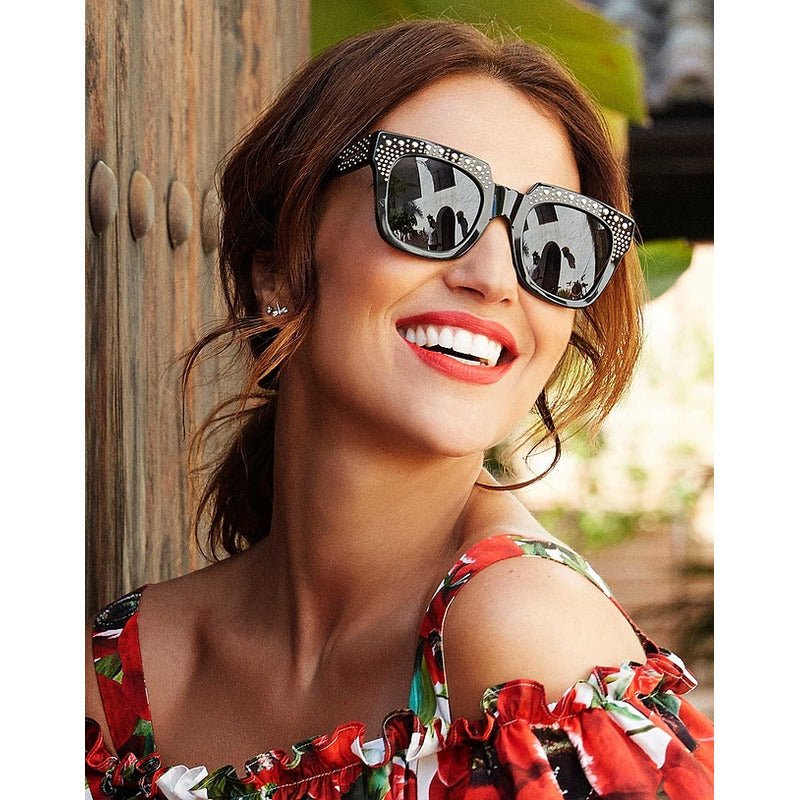 Lentes De Sol Hawkers Paula Echevarría Bijoux Mondaine Negro/dorado