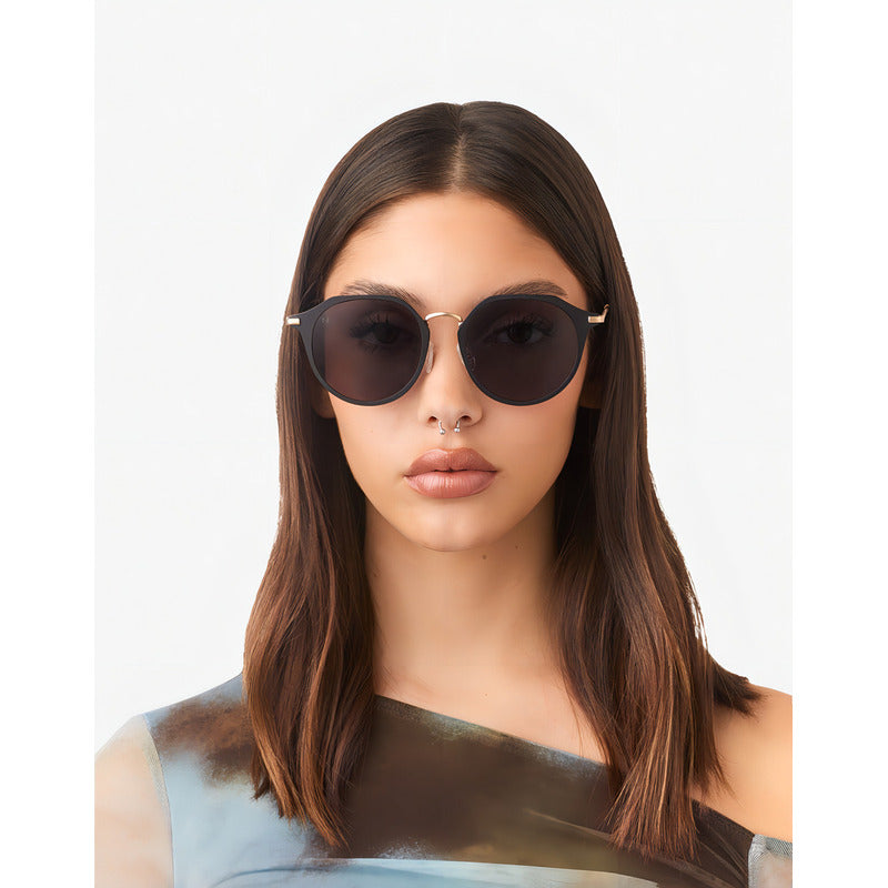 Lentes De Sol - Warwick Metal Negro