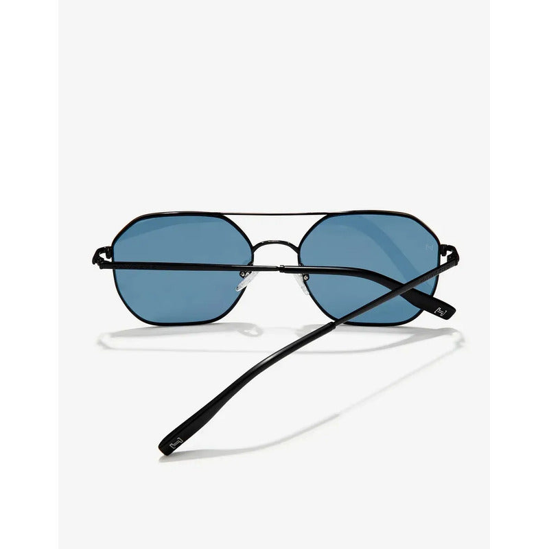 Lentes De Sol - Hawkers - Stride Gun Metal Azul Oscuro Negro