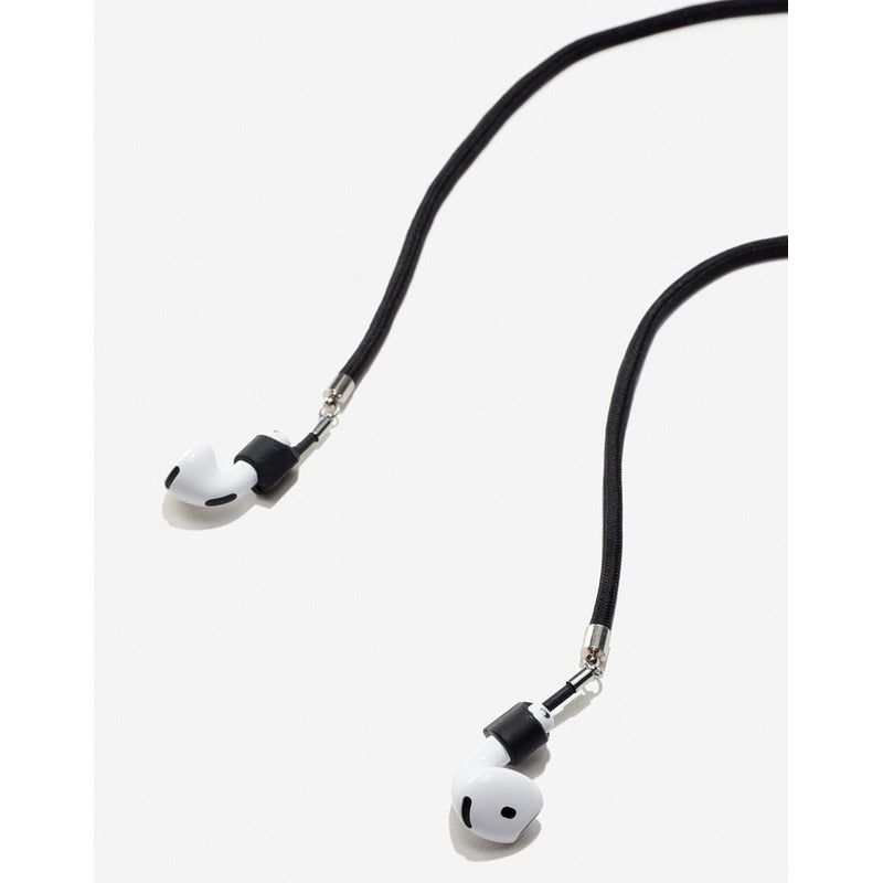 Cordon Air Pods Negro Liso