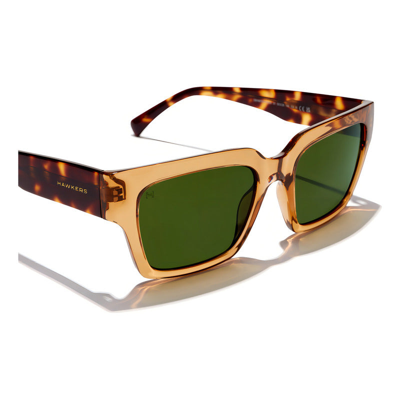 Lentes De Sol Hawkers Mate Mustard Juniper Eco Carey/mostaza/verde