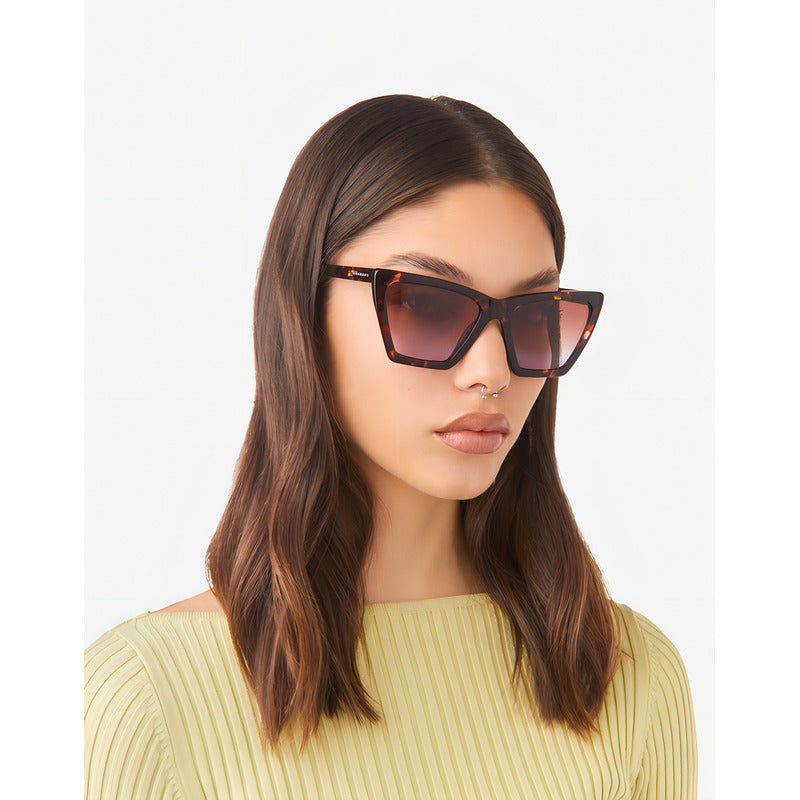 Lentes De Sol - Hawkers - Flush - Carey Lilac Carey, Lila Marrón, Lila