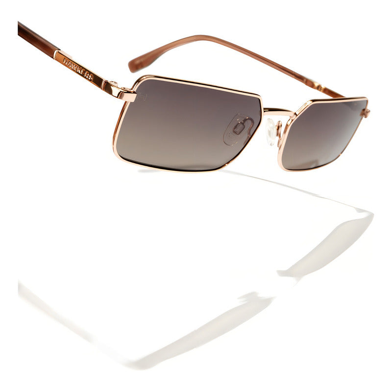 Gafas De Sol Tini X Hawkers - Sour Para Hombre Y Mujer Diseño Dorado/ Marrón