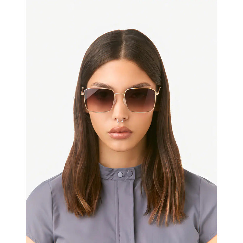 Lentes De Sol - Iris Marrón Oscuro Dorado