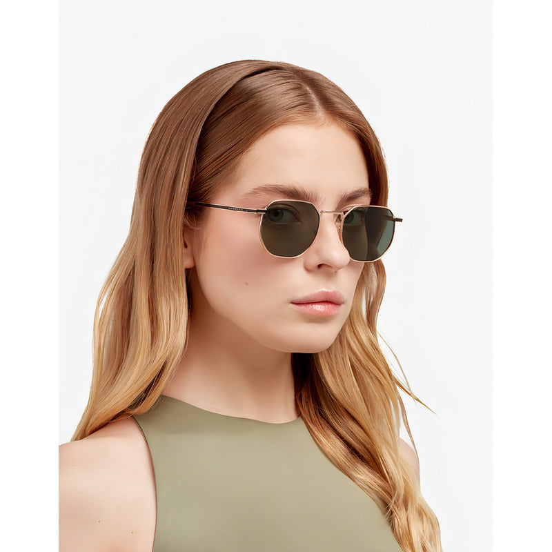 Lentes De Sol - Sixgon Polarizado Gold Aligator