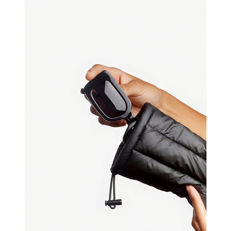 Hawkers - Funda De Nylon Acolchada Para Lentes De Sol - Negro/amarillo