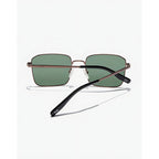 Gafas De Sol Hawkers Iris Polarized Gun Metal Alligator Lente Verde Varilla Gris Armazón Gris Diseño Mirror Espejo