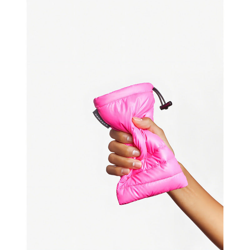 Hawkers - Funda De Nylon Acolchada Para Lentes De Sol - Rosado/plateado