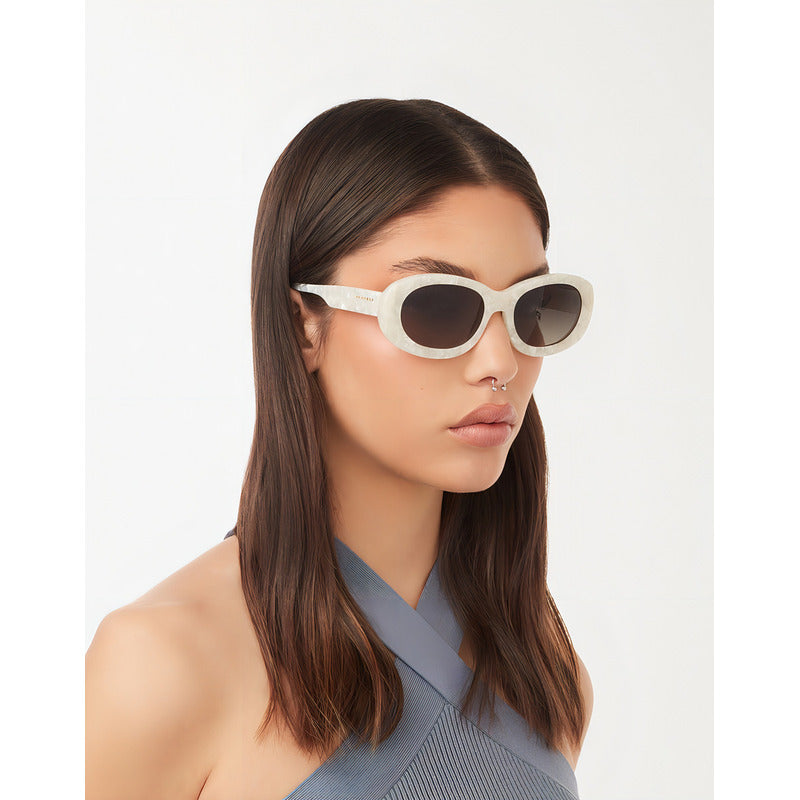 Lente De Sol Hawkers - Southside - Marble Smoky Blanco Negro