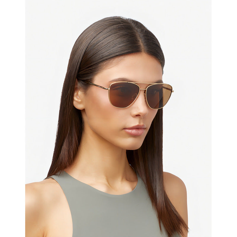 Lentes De Sol - Lax Polarizado Gold Olive