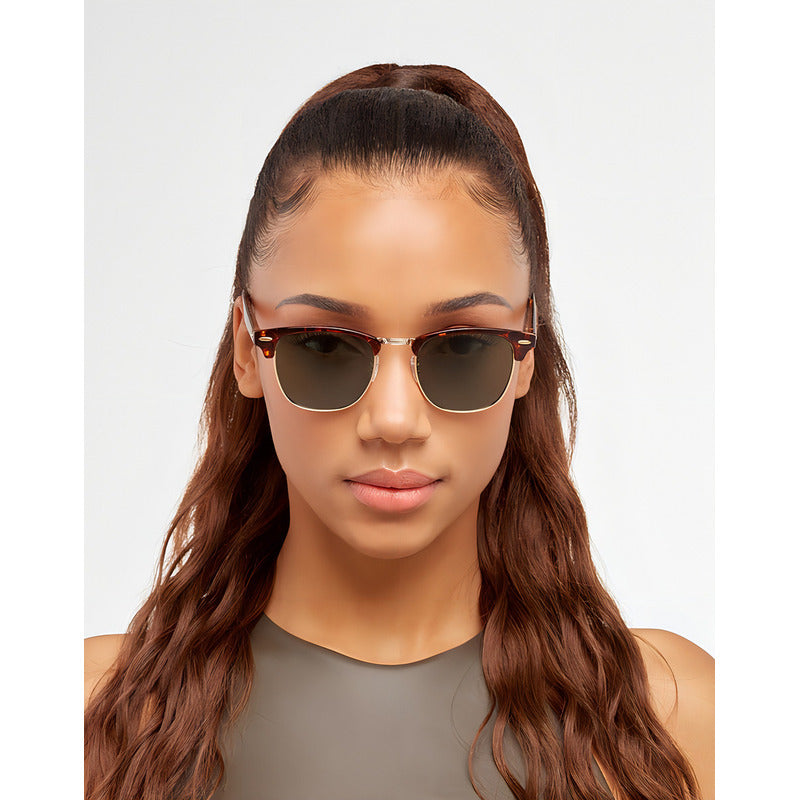 Lentes De Sol - Classic Bold Polarizado Carey Green
