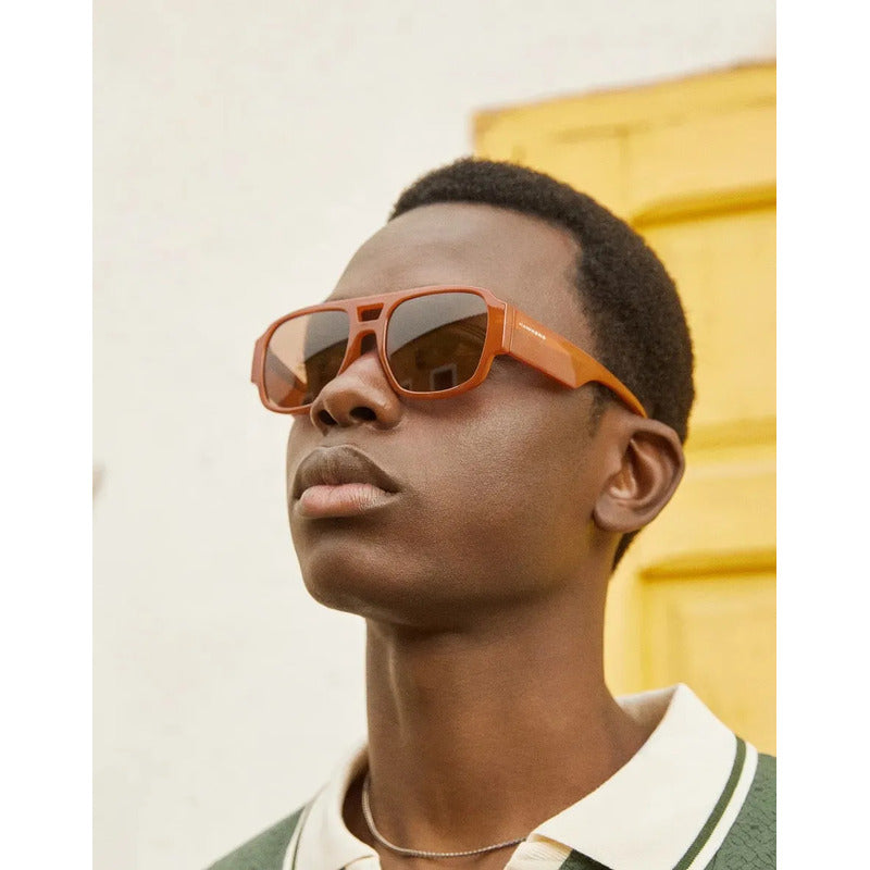 Lentes De Sol - Hawkers - Vietri Marrón Claro Mostaza