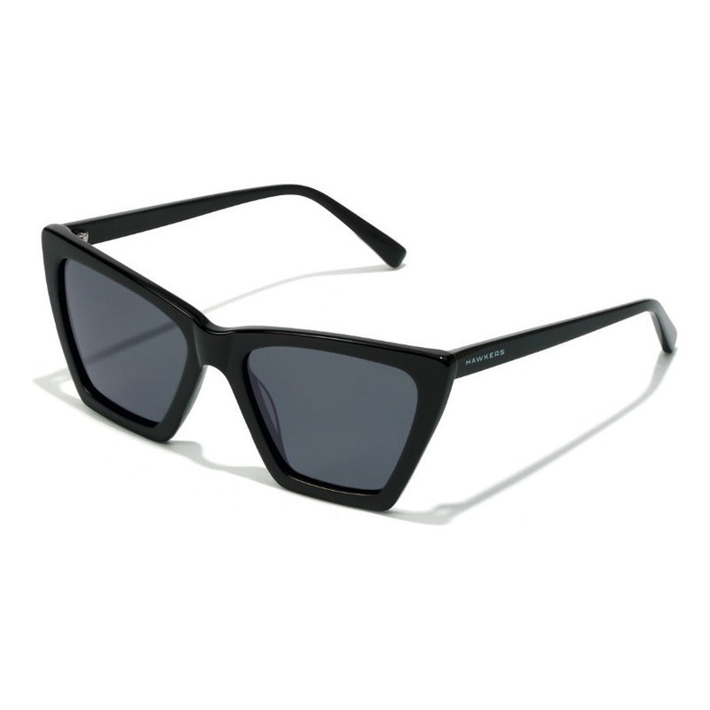 Lentes De Sol Hawkers Flush Polarizado Negro Espejo