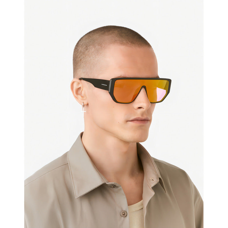 Lentes De Sol Hawkers Metro Dark Khaki Fuscia Eco Negro Rojo-rosado