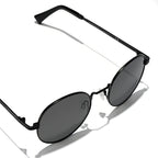 Lentes Hawkers Lifestyle Moma Polarized Matte Color Negro Silver Black Gradient Plateado Mate/negro/dorado Mate Plateado Mate/negro